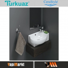 Turkuaz Mini Lavabo 28 cm Fiyatı - Taksit Seçenekleri